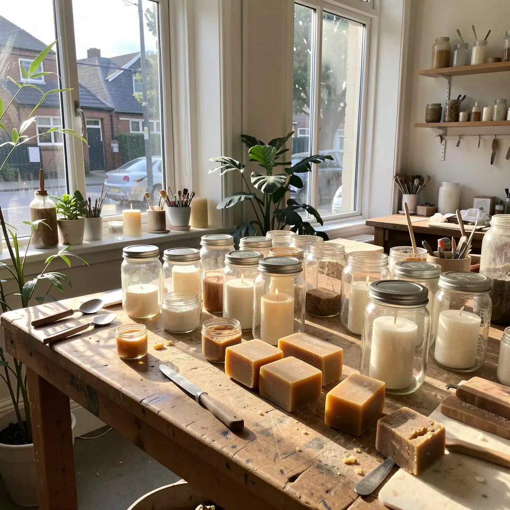 Candle making studio in Grey Lynn